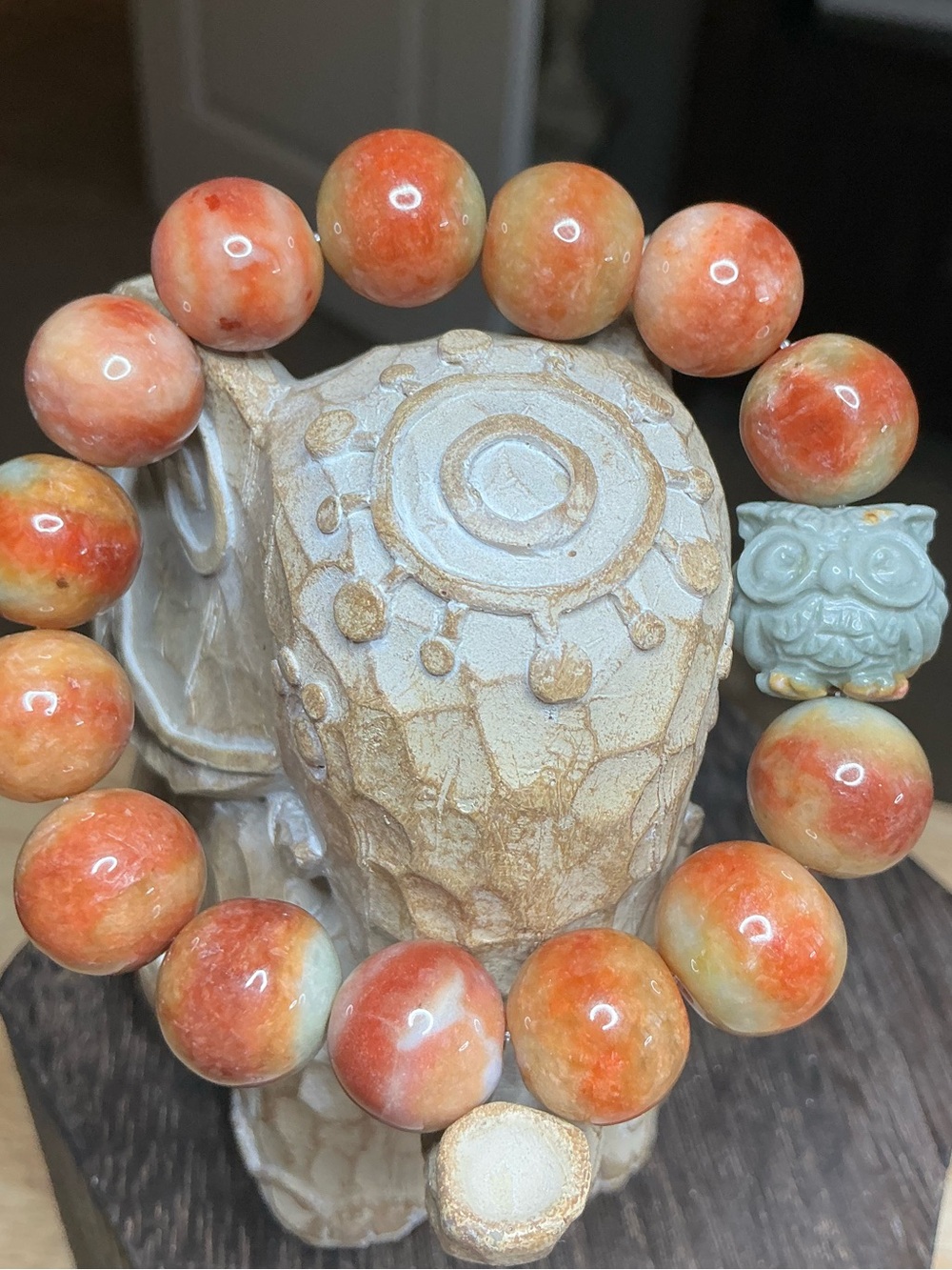 Jadeite 13mm with Alashan Owl
